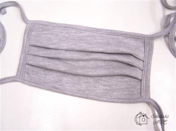 Textilní skládaná rouška 2-vrstvá s kapsou, úplet bez potisku