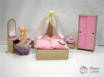 VELKÁ ložnice - nábytek pro panenky