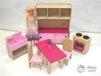 VELKÁ kuchyň - nábytek pro panenky